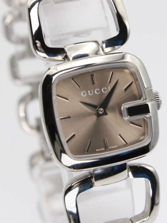 GUCCI Authentic G Brown Stainless Steel Dial Watch 6 inches main image 6